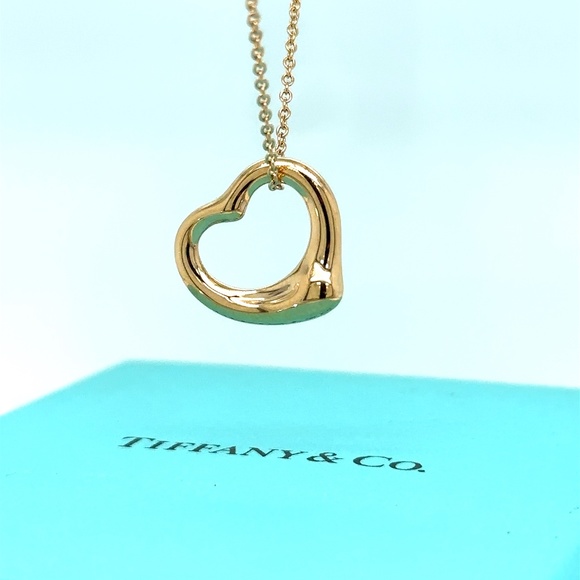 Tiffany & Co Open Heart Pendant - Picture 4 of 9